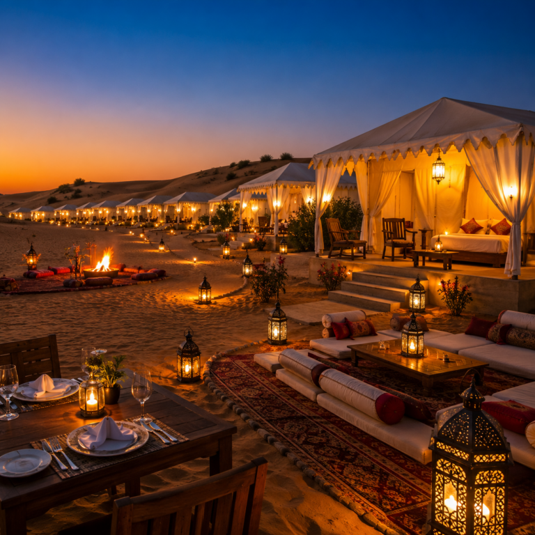 luxury desert camp
