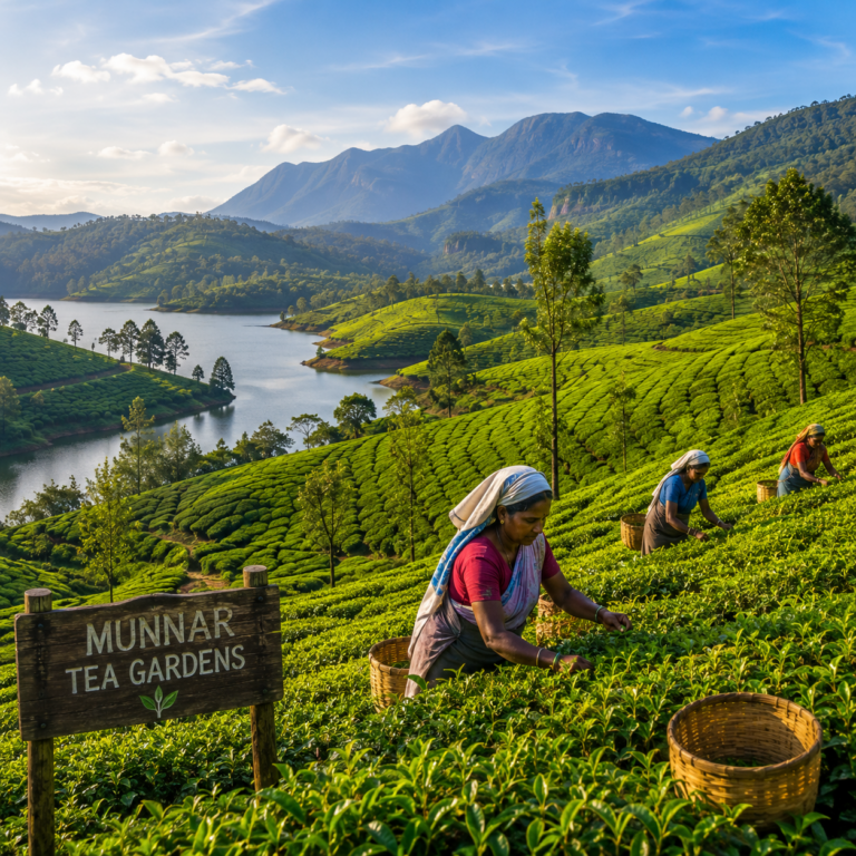munnar tea gardens