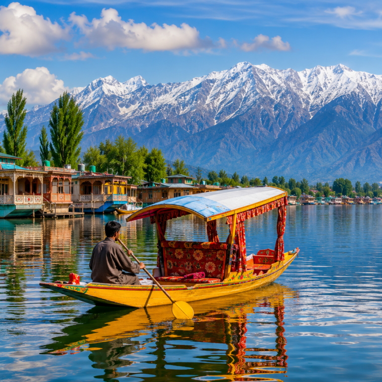 shikara ride on dal lake