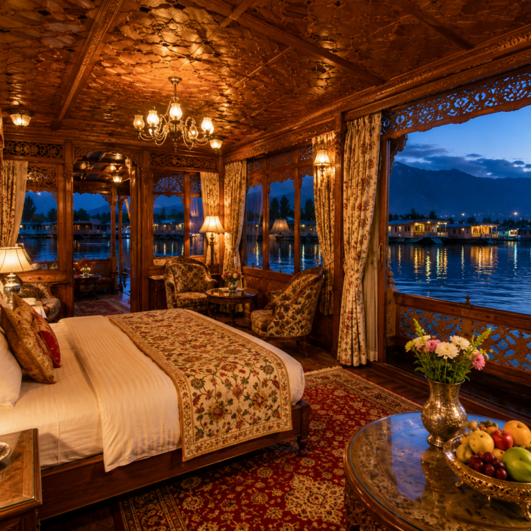 stay in luxury houseboat